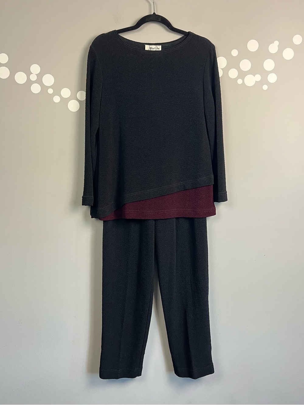 Jeffrey & Dara Petite Two Tone Knit Two Piece Set Size 12P